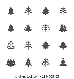 Christmas tree icons