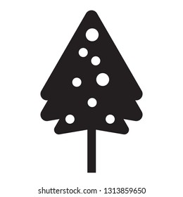 Christmas tree icons 
