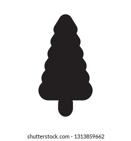 Christmas tree icons 