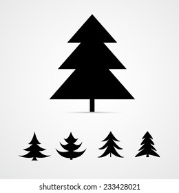 Christmas tree icons