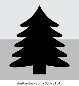 Christmas tree icons 