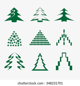 Christmas tree icons