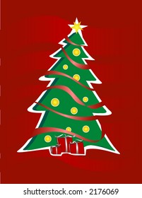 Christmas Tree Illustration