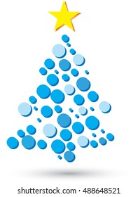 Christmas tree illustration