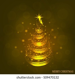 Christmas tree illustration.