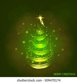 Christmas tree illustration.