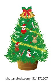 Christmas tree illustration
