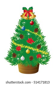 Christmas tree illustration