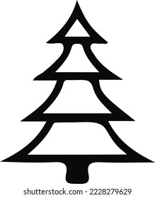 Christmas Tree illustration vector images