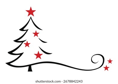 Ilustraciones de árboles de Navidad: Diseños festivos, globos de nieve y decoraciones de Festiva	
