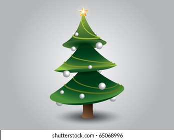 Árbol de Navidad aislado