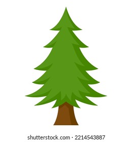 Christmas Tree isolated on white background