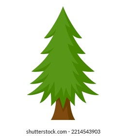 Christmas Tree isolated on white background