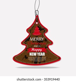 Christmas Tree Label