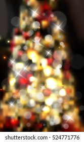 Christmas tree light background