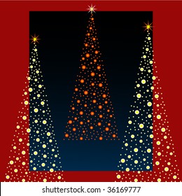 christmas tree lights (layered)