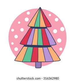 Christmas tree logo