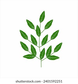 Christmas tree logo design with mango tree concept. Unique concept logo.