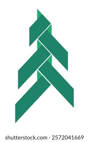 Christmas tree. Logo. Forest. Vector. Illustration
