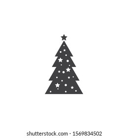 Christmas tree logo ilustration vector design