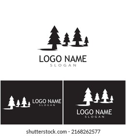 Weihnachtsbaum-Logo-Vorlage, Vektorsymbol