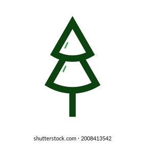 christmas tree logo vector design template