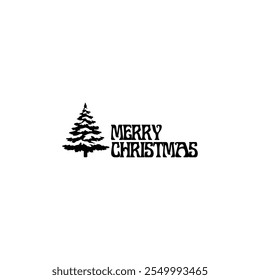 Christmas tree Logo vector image
