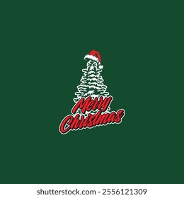 Christmas tree Logo vector image

