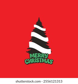 Christmas tree Logo vector image

