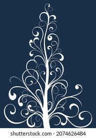 christmas tree luxury glitter effect