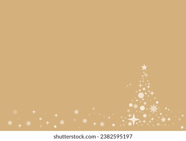 Christmas tree made of sparkling lights