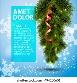 Christmas tree for the magazine