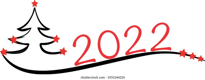 Christmas Tree, Merry Christmas Happy new Year 2022
