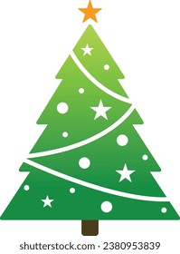 christmas tree minimalist logo design	
