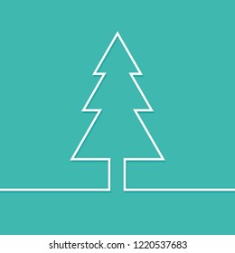 Christmas tree modern