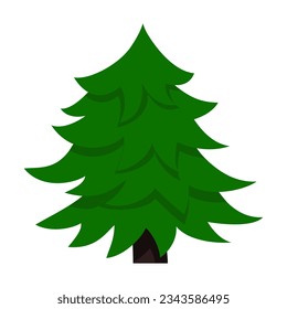 Christmas tree natural without decorations