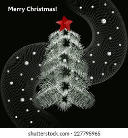 Christmas tree. New Year tree.