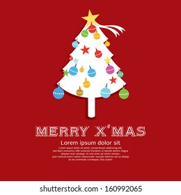 Christmas Tree New Year Concept