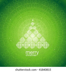 Christmas tree - Christmas and New Year's abstract background