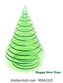 Christmas tree - Christmas and New Year's background