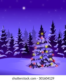 Christmas Tree & Christmas Night