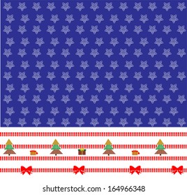Christmas Tree on the American flag