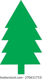 a christmas tree on artboard 