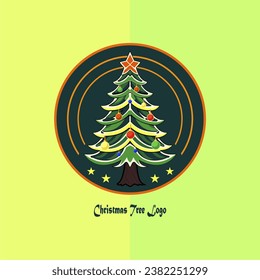 Christmas tree on New Year's Eve