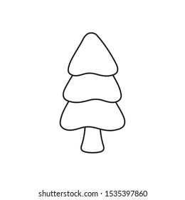 christmas tree on white background vector illustration design