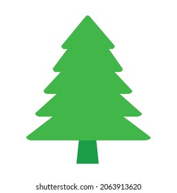 christmas tree on a white background