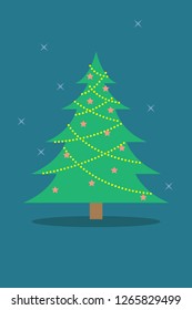Christmas tree with ornament
