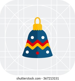 Christmas tree ornament bell