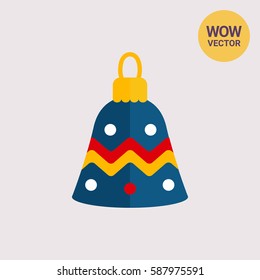 Christmas tree ornament bell
