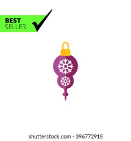 Christmas tree ornament icon 2